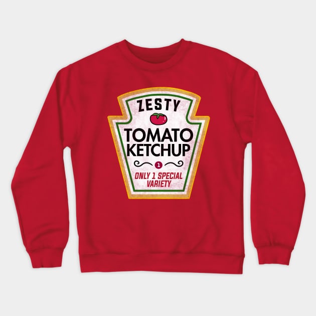 Halloween Couple Ketchup Costume Crewneck Sweatshirt by Boots